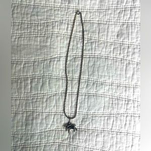 Silver Animal Pendant Necklace